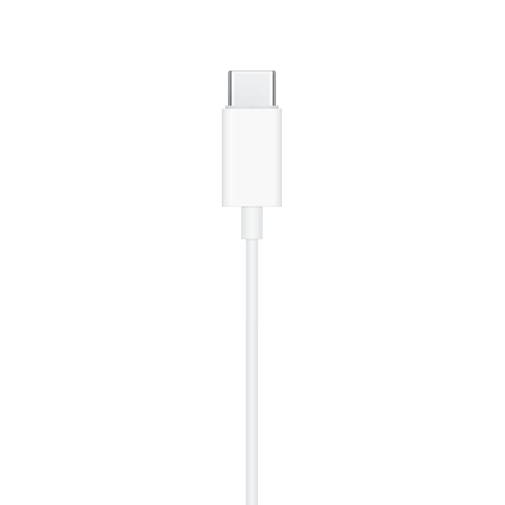 Apple EarPods with USB-C connector close-up