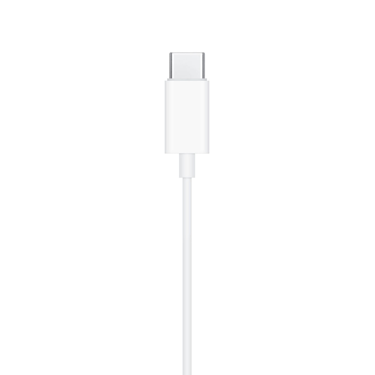 Apple EarPods with USB-C connector close-up