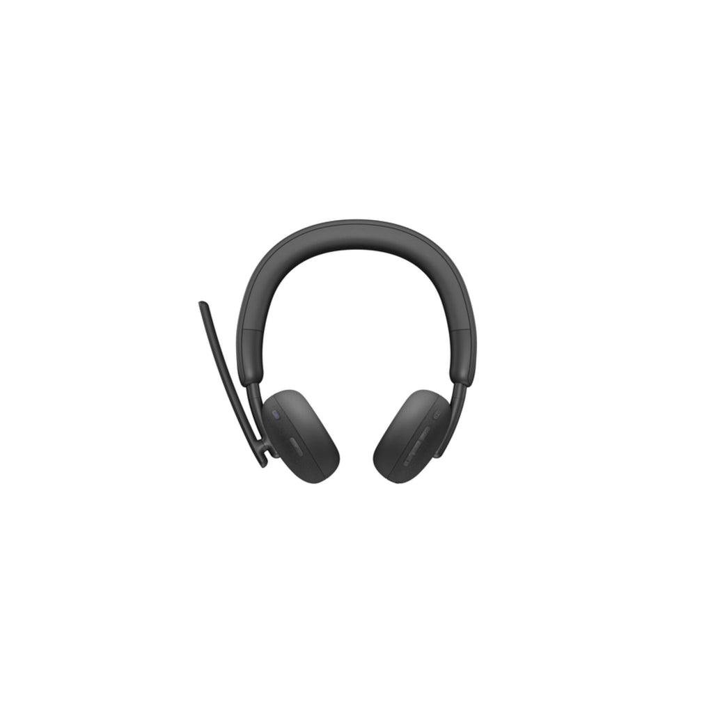 Dell WL3024 wireless headset with microphone in use