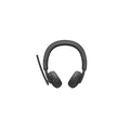 Dell WL3024 wireless headset with microphone in use