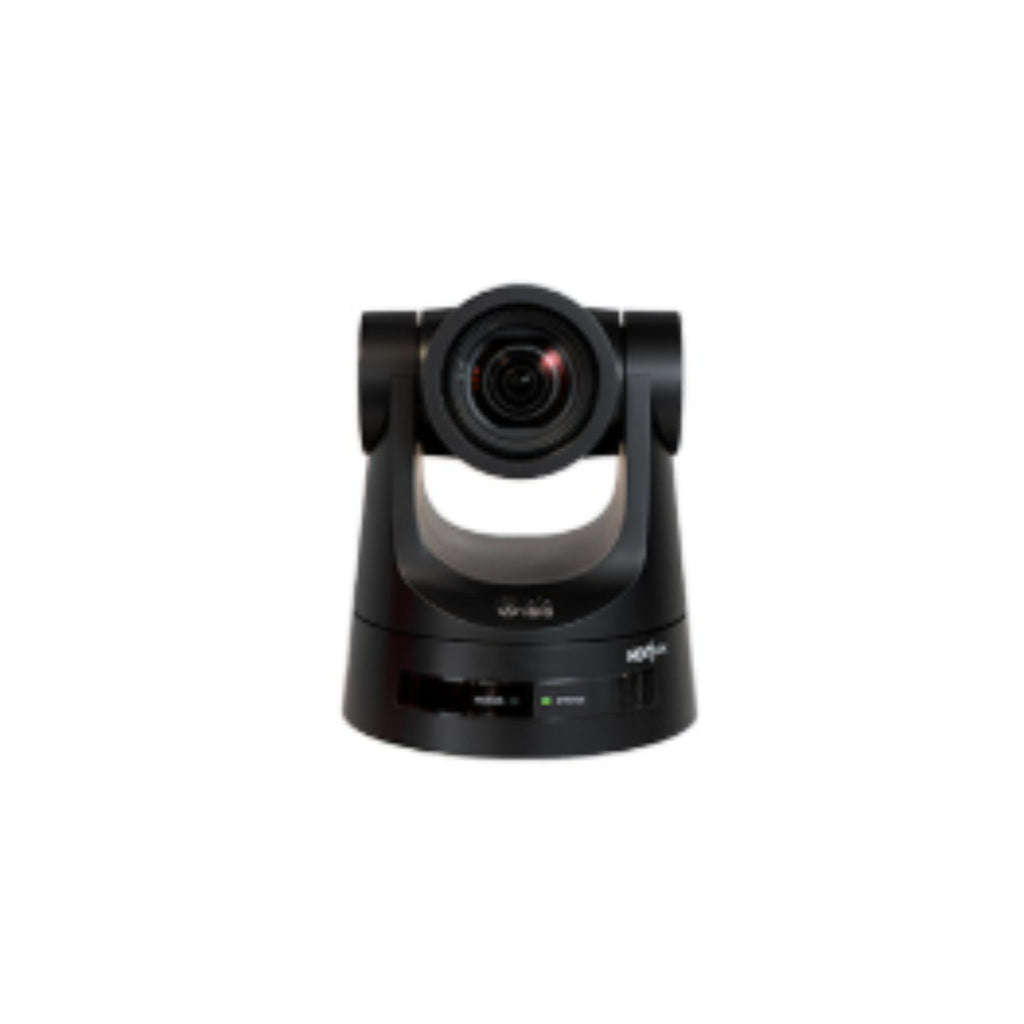 Front view of LAIA Broadcaster BRC-112B professional camera with 12x optical zoom and AI