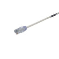 Category 6 Performance 28 AWG white UTP patch cord, 0.2 m