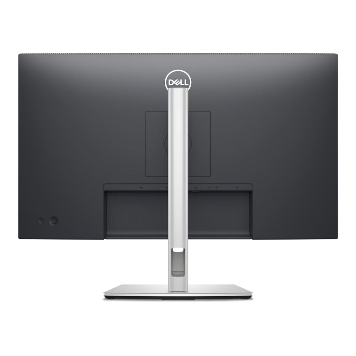 Dell P2725H monitor, rear view