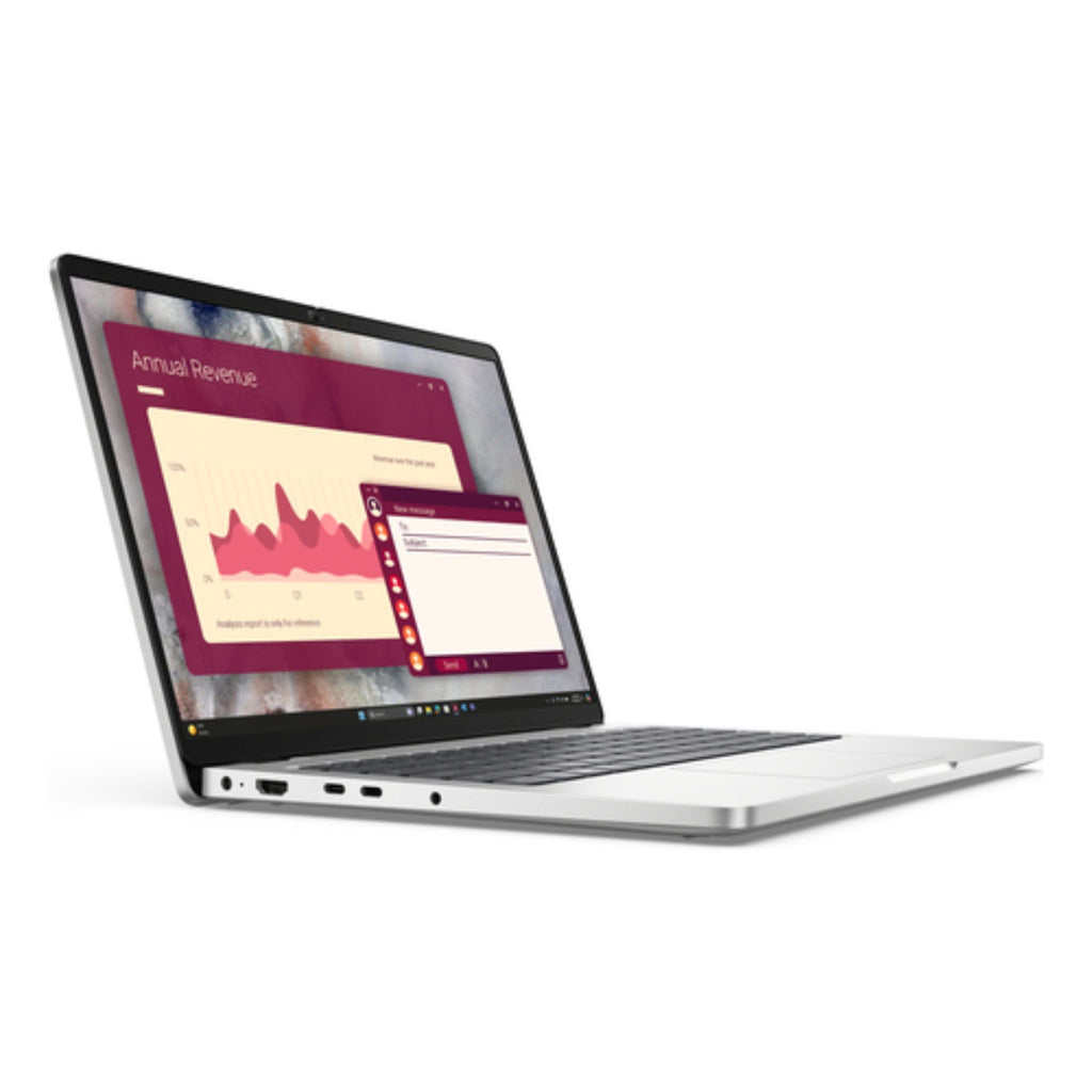 Dell Pro 14 laptop, left side view