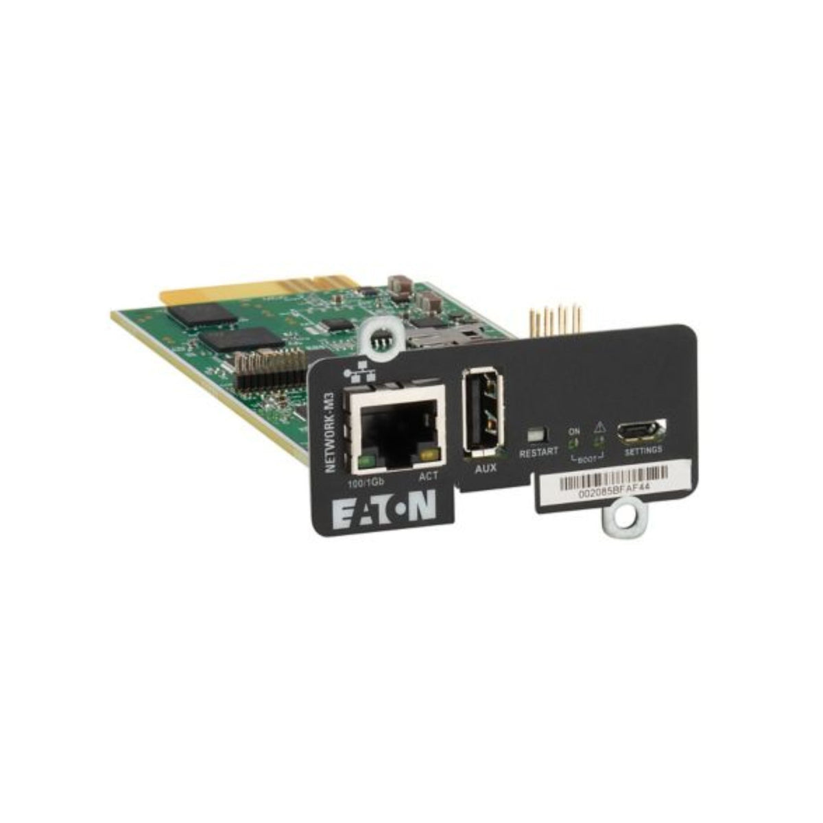 Eaton Network-M3 Gigabit network card for UPS, side view