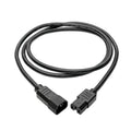 Eaton Cable de alimentación Tripp-Lite C14 a C15, 15A, 250V, 14 AWG, 1.83 m - Negro