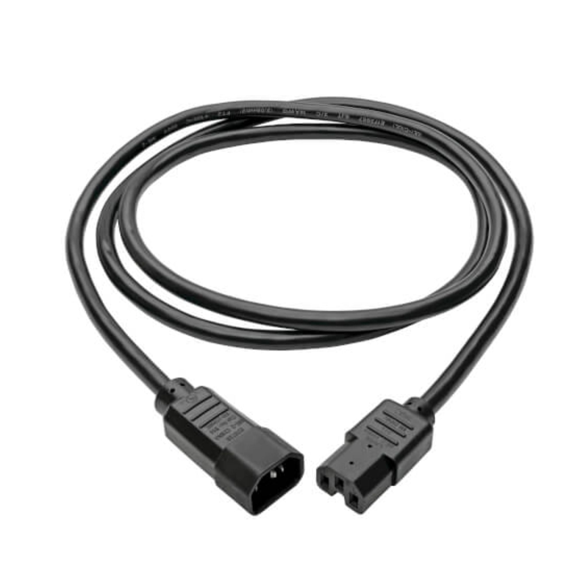 Eaton Cable de poder Tripp-Lite C14 to C15, 15A, 250V, 14 AWG, 1.83 m - Negro - P018-006