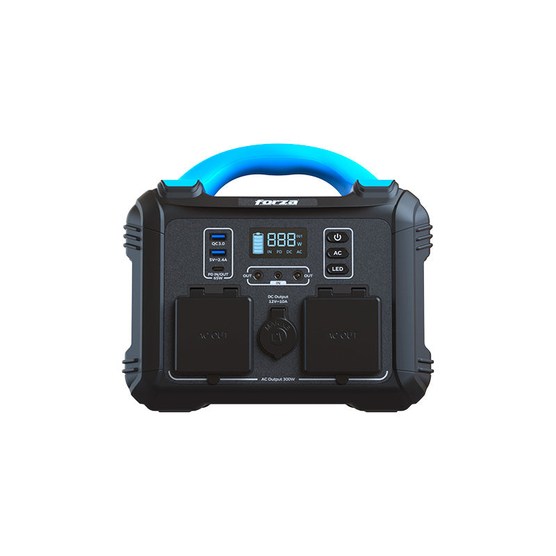 Estación de Energía Portátil Forza 300W 220V 2AC/6DC Univ LMFP - FPP-T302-I