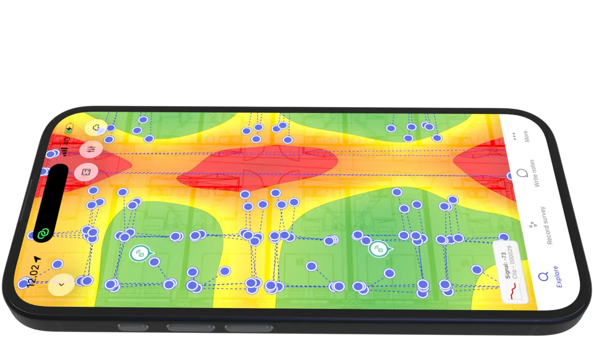Onsite iOS, iPadOS, and macOS app subscription for surveying and troubleshooting.