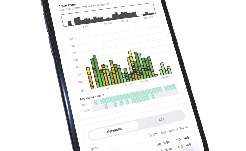 Onsite iOS, iPadOS, and macOS app subscription for surveying and troubleshooting.